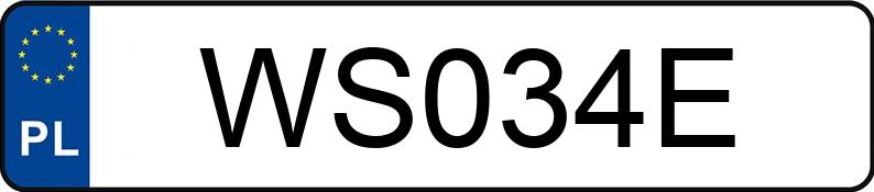 Numer rejestracyjny WS 034E posiada ODES PATHCROSS MAX PRO ODES1000ATV-L - WS034E
