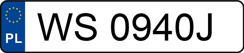 Numer rejestracyjny WS 0940J posiada RENAULT MEGANE - WS0940J