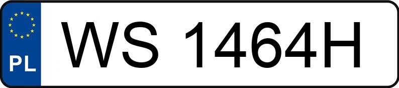 Numer rejestracyjny WS 1464H posiada TOYOTA COROLLA - WS1464H Numer rejestracyjny WS 1464H posiada TOYOTA COROLLA - WS1464H