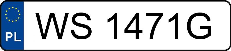 Numer rejestracyjny WS 1471G posiada AUDI A6 1.8 Kat. MR`02 E3 4B T - WS1471G