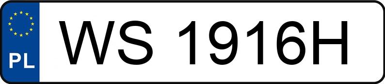 Numer rejestracyjny WS 1916H posiada TOYOTA COROLLA - WS1916H Numer rejestracyjny WS 1916H posiada TOYOTA COROLLA - WS1916H