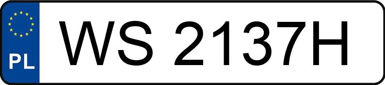 Numer rejestracyjny WS 2137H posiada AUDI A4 - WS2137H
