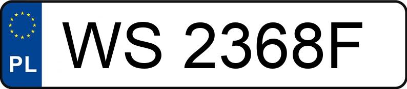 Numer rejestracyjny WS 2368F posiada MERCEDES-BENZ ACTROS - WS2368F
