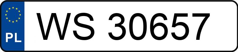 Numer rejestracyjny WS 30657 posiada MERCEDES-BENZ 108 D - WS30657
