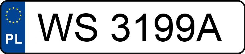 Numer rejestracyjny WS 3199A posiada AUDI A4 - WS3199A