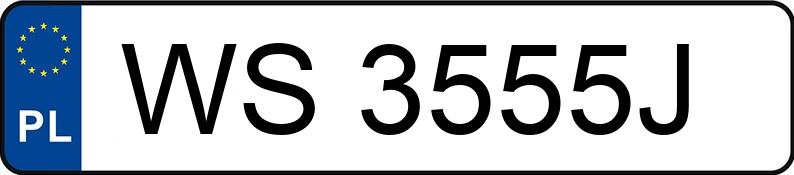 Numer rejestracyjny WS 3555J posiada BMW 320 Diesel Mild Hybrid MR`22 E6d/e G20 xDrive Steptronic - WS3555J