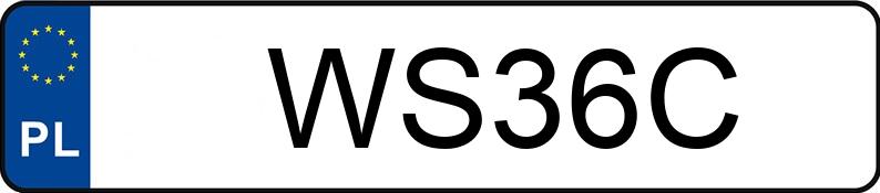 Numer rejestracyjny WS 36C posiada FSO-WARSZAWA SYRENA 104 - WS36C