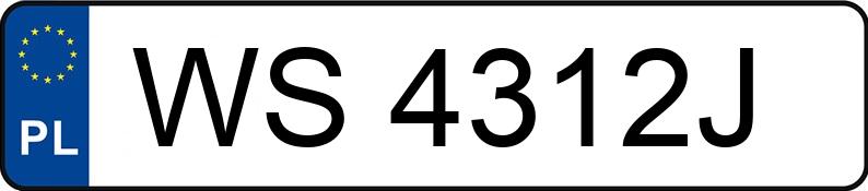 Numer rejestracyjny WS 4312J posiada OPEL AGILA - WS4312J