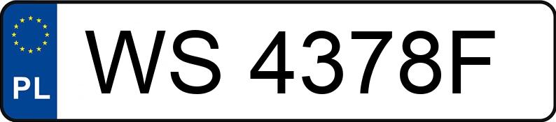 Numer rejestracyjny WS 4378F posiada BMW 328CI - WS4378F