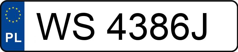 Numer rejestracyjny WS 4386J posiada BMW M4 - WS4386J Numer rejestracyjny WS 4386J posiada BMW M4 - WS4386J