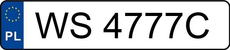 Numer rejestracyjny WS 4777C posiada BMW 730 Diesel DPF MR`08 E4 FO1/FO2 Aut. - WS4777C