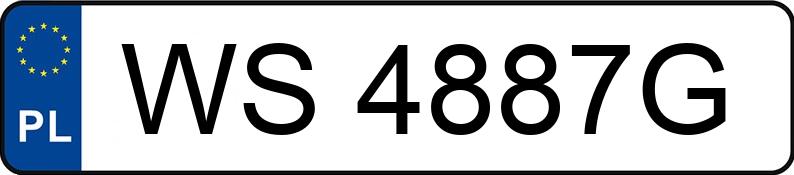 Numer rejestracyjny WS 4887G posiada MERCEDES-BENZ ACTROS 963-4-A - WS4887G