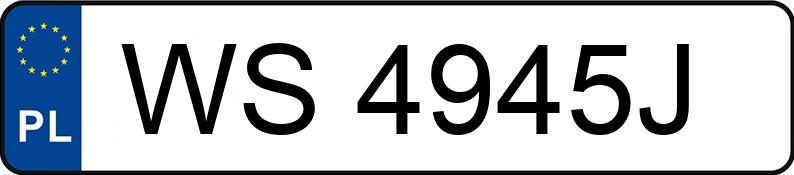 Numer rejestracyjny WS 4945J posiada BMW 525 D - WS4945J Numer rejestracyjny WS 4945J posiada BMW 525 D - WS4945J