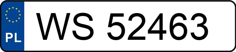 Numer rejestracyjny WS 52463 posiada OPEL ASTRA - WS52463