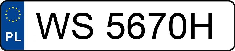 Numer rejestracyjny WS 5670H posiada SKODA FABIA - WS5670H Numer rejestracyjny WS 5670H posiada SKODA FABIA - WS5670H
