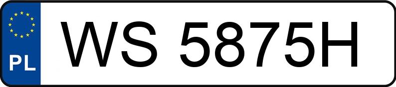 Numer rejestracyjny WS 5875H posiada DODGE DURANGO - WS5875H Numer rejestracyjny WS 5875H posiada DODGE DURANGO - WS5875H