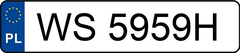 Numer rejestracyjny WS 5959H posiada VOLVO V70 - WS5959H Numer rejestracyjny WS 5959H posiada VOLVO V70 - WS5959H