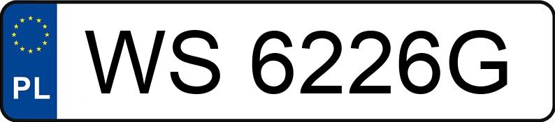 Numer rejestracyjny WS 6226G posiada SKODA SUPERB - WS6226G