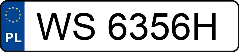Pirat drogowy w pojeździe o numerach rejestracyjnych WS6356H