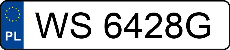 Numer rejestracyjny WS 6428G posiada JEEP Grand Cherokee IV 3.0 CRD MR`14 E6 Overland - WS6428G