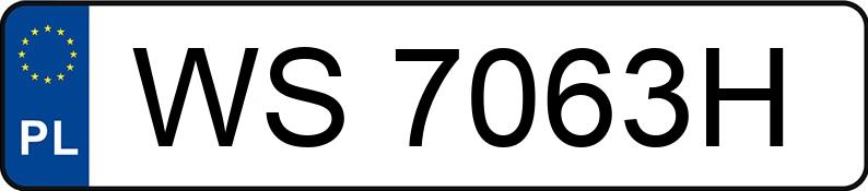 Numer rejestracyjny WS 7063H posiada BMW 420D - WS7063H
