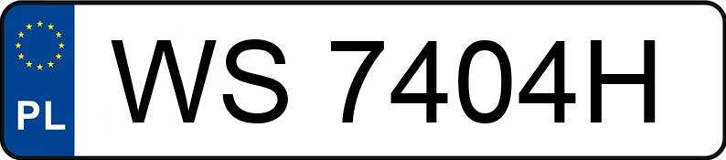 Numer rejestracyjny WS 7404H posiada BMW X4 MR`18 E6 G02 xDrive30i xLine Step - WS7404H