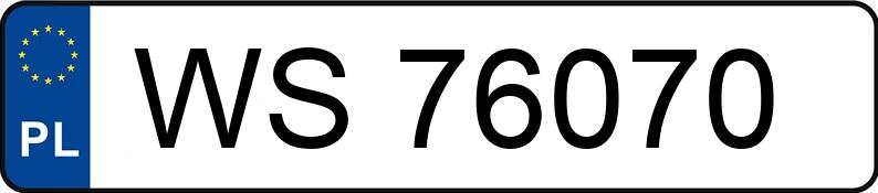 Numer rejestracyjny WS 76070 posiada BMW 520i Kat. MR`95 E39 520i Kat. MR`95 E39 - WS76070