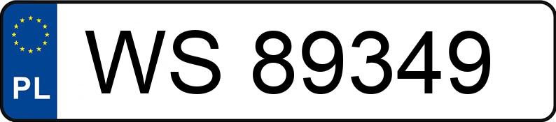 Numer rejestracyjny WS 89349 posiada FORD Tourneo Connect 1.6 TDCi MR`14 E5 2.0t Trend - WS89349