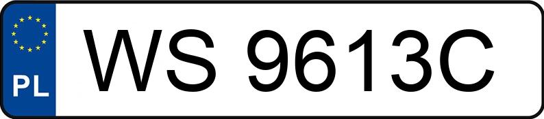 Pirat drogowy w pojeździe o numerach rejestracyjnych WS9613C
