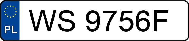 Numer rejestracyjny WS 9756F posiada SAM SAM - WS9756F