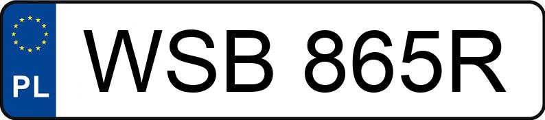 Numer rejestracyjny WSB865R posiada ZAPOROŻEC ZAZ 968 1.2 MR`80 ZAZ 968 1.2 MR`80