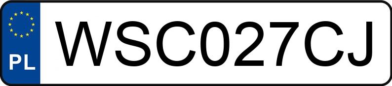 Numer rejestracyjny WSC 027CJ posiada MERCEDES-BENZ ACTROS 963-4-A - WSC027CJ