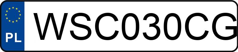 Numer rejestracyjny WSC 030CG posiada FIAT STILO - WSC030CG Numer rejestracyjny WSC 030CG posiada FIAT STILO - WSC030CG