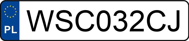 Numer rejestracyjny WSC 032CJ posiada MERCEDES-BENZ ACTROS - WSC032CJ