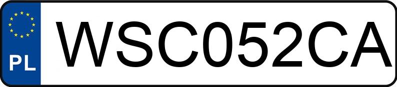 Numer rejestracyjny WSC 052CA posiada DODGE Grand Caravan 3.6 Kat. MR`11 GT Aut. - WSC052CA