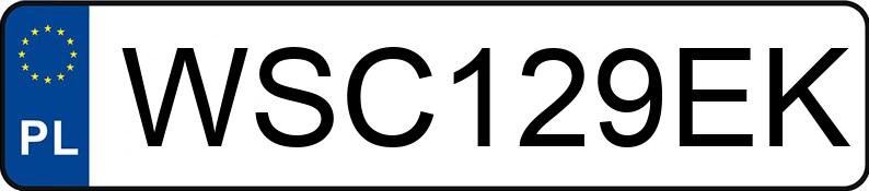 Numer rejestracyjny WSC 129EK posiada OPEL INSIGNIA SPORTS TOURER - WSC129EK Numer rejestracyjny WSC 129EK posiada OPEL INSIGNIA SPORTS TOURER - WSC129EK