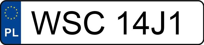 Numer rejestracyjny WSC 14J1 posiada VOLKSWAGEN JETTA - WSC14J1