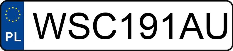 Numer rejestracyjny WSC 191AU posiada LADA-VAZ 2101 - WSC191AU Numer rejestracyjny WSC 191AU posiada LADA-VAZ 2101 - WSC191AU