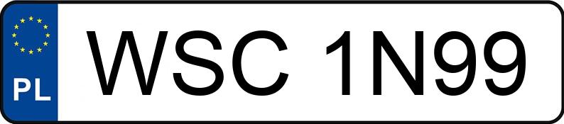Numer rejestracyjny WSC 1N99 posiada VOLVO FH-480 - WSC1N99