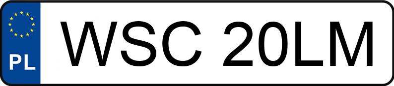 Registreringsnummeret WSC 20LM har HONDA Civic 1.5i MR`95 iLS - WSC20LM Registreringsnummeret WSC 20LM har HONDA Civic 1.5i MR`95 iLS - WSC20LM