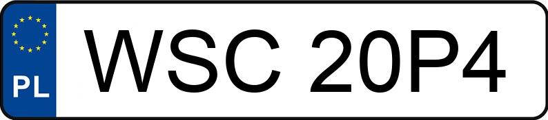 Numer rejestracyjny WSC 20P4 posiada IVECO DAILY - WSC20P4