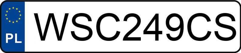 Numer rejestracyjny WSC 249CS posiada BMW 325i Cabrio Kat. MR`02 E3 E46 Ci - WSC249CS