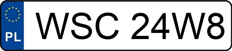 Numer rejestracyjny WSC 24W8 posiada KAESSBOHRER MAXIMA - WSC24W8