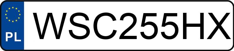 Numer rejestracyjny WSC 255HX posiada SCHMITZ CARGOBULL SKO 20/LZG 13.4FP45 COOL - WSC255HX