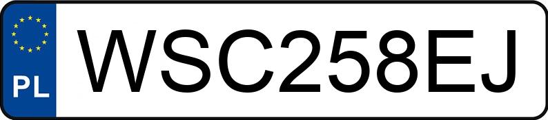 Numer rejestracyjny WSC 258EJ posiada SKODA RAPID - WSC258EJ
