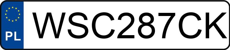 Numer rejestracyjny WSC 287CK posiada CITROEN C3 II 1.4 MR`10 E5 Attraction - WSC287CK