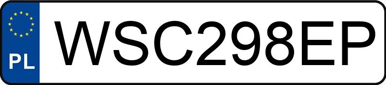 Le numéro d’enregistrement WSC 298EP a TOYOTA RAV 4 2.0 MR`19 E6ag Comfort - WSC298EP