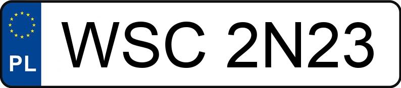 Numer rejestracyjny WSC 2N23 posiada FIAT Seicento 0.9 Kat. S - WSC2N23