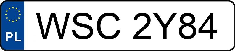 Numer rejestracyjny WSC 2Y84 posiada URSUS C 330 C-330 - WSC2Y84