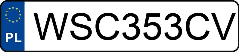 Numer rejestracyjny WSC 353CV posiada BMW 430D XDRIVE - WSC353CV